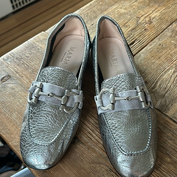 Silver leather loafer - Picture 1 of 5